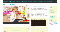 Desktop Screenshot of meinbaby.info
